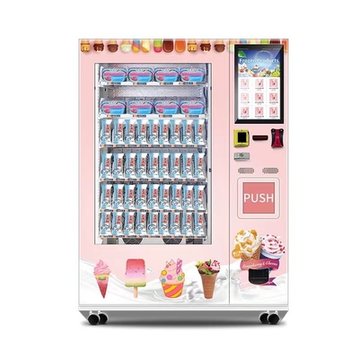 La Chine a adapté le distributeur automatique aux besoins du client de crème glacée mou en vente chaude de cinéma