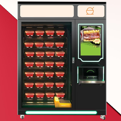 Le distributeur automatique complètement automatique de pizza peut fournir la machine industrielle automatique de chauffage de nourriture chaude