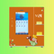 Le message publicitaire de YUYANG a automatisé le distributeur automatique chaud de nourriture 4G Wifi, machine de polissage en métal